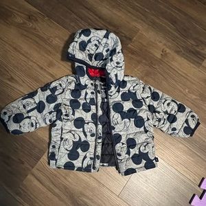 Baby Gap Disney Mickey Mouse light weight puffer jacket. Used but looks good.